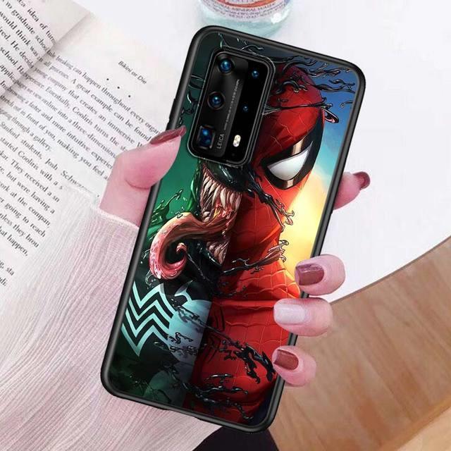 enjoy-electronic-hero-spiderman-marvel-case-for-huawei-p50-p40-p30-p20-p-smart-z-pro-plus-2019-2021-silicone-soft-black-phone-cover-coque-capa