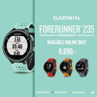 GARMIN FORERUNNER 235 ประกันศูนย์ไทย FROST BLUE/GRAY/LAVA RED/SOLAR