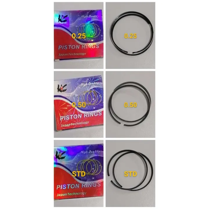 MOTORCYCLE PISTON RING SET FOR RS100 Lazada PH