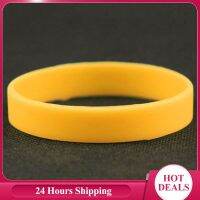 Outdoor Wristband 1pcs Color Silicone Rubber Bangle Mens Womens Basketball