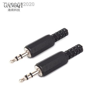 ✇❂✕ 10Pcs/5Pcs 3.5mm Jack Plug 3.5 Stereo Plug Black 3.5mm Audio Jack Plug Headphone Male Connector Wholesale