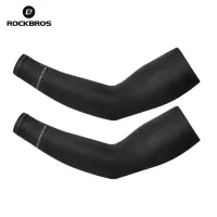 ROCKBROS Cycling Running Arm Warmers UV Protect CoolMax Arm Sleeves Camping Riding Bike Bicycle Outdoors Sports Bike Wear Safety