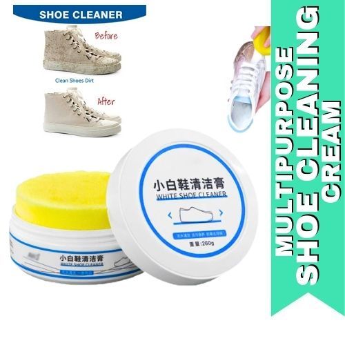 QUALITHINGSPAL Japan White shoe cleaning cream, white shoes cleaning cream  multipurpose shoe cleaner leather shoe bags effective dirt removal Shoe  Cleaner For White Shoes White Shoe Cleaner Shoe Cleaner For All Colors