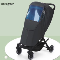 Winter Baby Stroller Raincoat Wind Dust Shield Thicken Pushchair Trolley Accessories Warm Raincoat Stroller Protective Cover