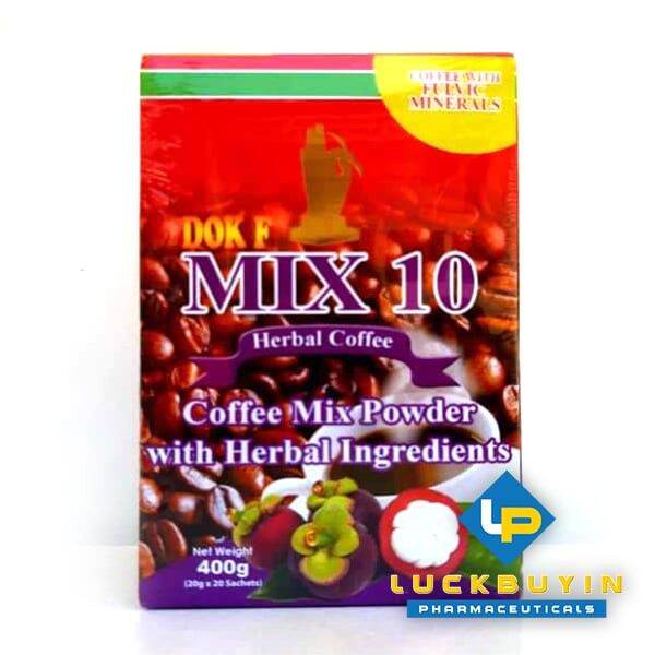 DOK F MIX 10 HERBAL COFFEE WITH FULVIC MINERALS (20g per Sachet × 20