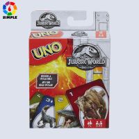 ตั้งวงเล่นเกมส์ Borad game / Work from home?uno jurassic world theme เกมการ์ดสําหรับ 2-10 players 7 y +?