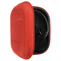 Geekria Headphones Case Compatible with JBL E45BT, Tune 520BT, Tune 510BT, Tune 660 BTNC, Live 400BT, Tune 560BT Case, Replacement Hard Shell Travel Carrying Bag with Cable Storage (Red)