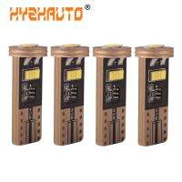 HYZHAUTO 4Pcs T10 CSP Bulbs No-polarity WY5W 168 501 2825 W5W LED Lamp For Car Side Marker Small Lights White 6000K 12V