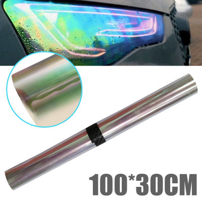 Auto Car Headlight Taillight Tint Vinyl Film Sticker 100x30CM Tint Film Chameleon Oil Slick for Motorcycle Whole Car Decoration Bumper Stickers  Decal