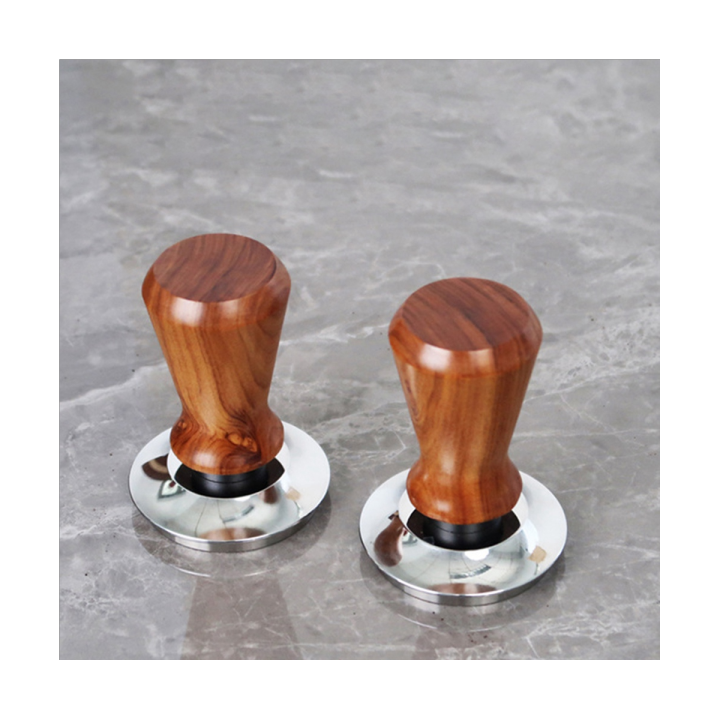 51mm-coffee-tamper-wooden-handle-barista-maker-grinder-handmade-coffee-powder-hammer-tamper-ripple-base