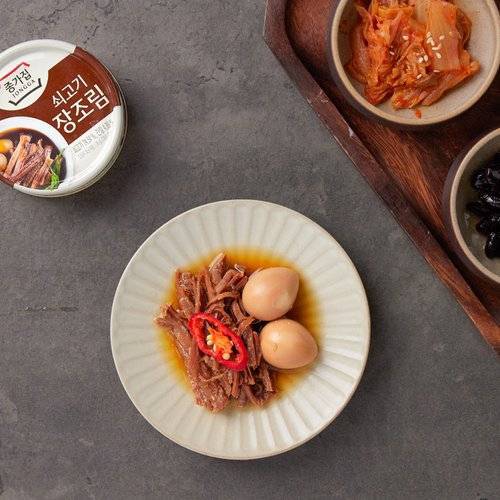 เนื้อวัวและไข่นกกระทาตุ๋นต้มซีอิ๊วเกาหลี-jongga-soy-sauce-braised-beef-95g