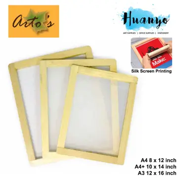 1/2/5pc Aluminum Silk Screen Printing Screens Frames with 43T 110