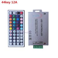 Dc12v ควบคุม Led Rgb 24V 24a 12a 44key ไฟหรี่ Rgb สำหรับโคมไฟเทปไฟแถบไฟ Led 5050 2835