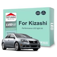 15ชิ้นชุดอุปกรณ์ซูซูกิหลอดไฟตกแต่งภายใน LED Kizashi 2011 2012 2013 2014 2015 2016 2017หีบฝาทรงโค้งอ่านหนังสือรถยนต์ Canbus