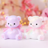 Colorful Aurora Bear Series Decoration Lavender Little Bear Doll Cute Gift Stall Decoration