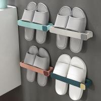 Bathroom Shelves Slipper Storage Rack Organizer Slipper Hooks WC Shelf Bathroom Organizer Accessories