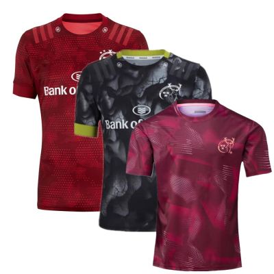 High quality 2021 MUNSTER Home Away Rugby JERSEY Muenster City Super Rugby Jerseys League Shirt Training Clothes