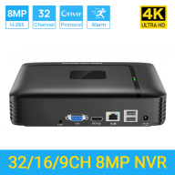 Hamrol Max 4K CCTV NVR 32 16 9CH 8MP Face Detection H.265 Onvif Security thumbnail