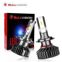 Bullvision Led H1 H4 H7 H11 9005 9006ไฟหน้ารถอัตโนมัติหมอกโคมไฟ60W 20000LM รถยนต์หลอดไฟสีขาว6000K หัวโคมไฟ ZES ชิป LED