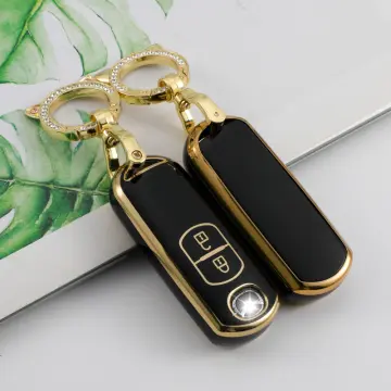 MAZDA 2 3 6 CX3 CX5 LV Design Leather Car Key Remote Cover Holder Case  Accessories CX-3 CX-5 CX30 CX8 CX9 BT50 Biante