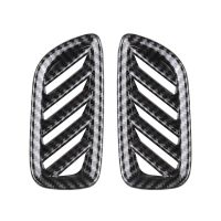 hgjmgkkk For Hyundai Palisade 2023 Carbon Fiber Car Dashboard Air Outlet Vent Trim Cover Sticker Decoration Frame