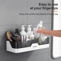 Toilet Free Punching Wall-mounted Organizer Rack Kitchen Bathroom Wash Basin Wall Drain Cosmetic Storage Shelves Resultant Racks Bathroom Counter Stor