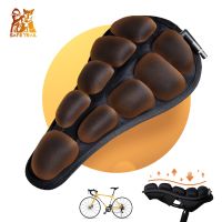 【hot】▤✾◕  Soft Cycling Cover Saddle Breathable with Inflatable Airbag Cushion Thick Silicone MTB Mountain Bikes