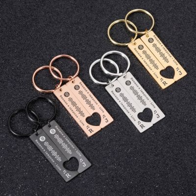 Custom Code Keychain Favorite Song Customized Song Name Singer Spotify Code Music Teacher Boyfriend Girlfriend Gift Music Lover Key Chains