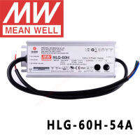 ต้นฉบับหมายถึงดี HLG-60H-54A สำหรับถนนสูงอ่าวเรือนกระจกที่จอดรถ Meanwell 60W แรงดันคงที่คงที่ในปัจจุบันนำไดร์เวอร์