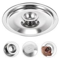 ETX1Pc 10/14/16cm Stainless Steel Seasoning Pot Cover Household Home Seasoning Pot Lid