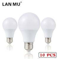 MU 220V 5W 5W LAN หลอดไฟ LED 7W เย็น3W AC หลอดไฟสีขาว10ชิ้น Led จริง E27 1W 12W สปอตไลท์2835 15W SMD พาวเวอร์หลอดไฟ