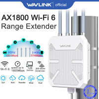 Wavlink Outdoor Wi-Fi 6 ตัวขยายระยะไกล, AX1800 Dual Band เราเตอร์ Wifi กลางแจ้ง/Ap/Repeater, Ip67 ตัวขยายตาข่าย Wifi ทนฝนและแดด, ตัวขยายสัญญาณ wifi ระยะไกลพลังงานสูง