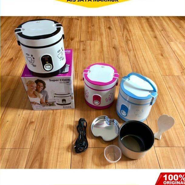 Super Cook Rice CooKeR MiNi 3 In 1 Bolde 0.6L Original Lazada Indonesia