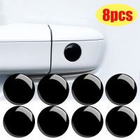 ♧✿♗ 8/4pcs Car Door Keyhole Protective Stickers Auto Door Lock Protection Self-adhesive Decals for BMW X3 X5 E46 E85 E60