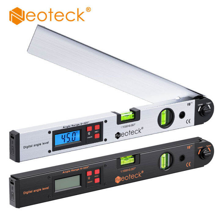 neoteck-0-225-ไม้โปรแทรกเตอร์ดิจิตอลวิญญาณระดับมุม-finder-meter-g-auge-ดิจิตอลมุม-finder-อิเล็กทรอนิกส์ไม้โปรแทรกเตอร์จอแสดงผล-lcd