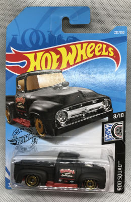 Hotwheels  Custom 56 Ford Truck แท้ สีดำ.