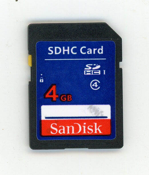พร้อมส่ง SanDisk 4 GB Class 4 SD Card SDHC Standard Flash Memory Card