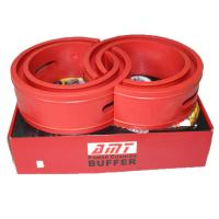 2PC Red Color Car Shock Damping Rubber Spring Bumper Power Auto Buffers ABCDE Automobile Suspension Buffers