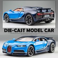 1/32 Bugatti Alloy Sportcar Toys Models Diecast Metal Miniature Car Collectible Simulation Sound Light Toy Car Vehicles For Boys