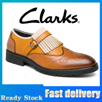 Clarks-lรองเท้าหนังผู้ชาย รองเท้าหนังผู้ชายฤดูร้อนรองเท้าอย่างเป็นทางการรองเท้าแต่งงานผู้ชาย รองเท้าหนังแฟชั่นอังกฤษ