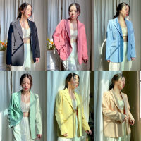 AVA BLAZER เสื้อเบลเซอร์2กระดุม ซับในทั้งตัว ไม่มีฟองน้ำเสริมบ่า ทรงสวยมาก