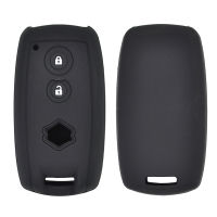 AX 2ปุ่มซิลิโคนสำหรับ Suzuki Swift Grand Vitara SX4 Scorss XL-7ผู้ถือผิว Protector รถ Remote Key Fob Shell Case