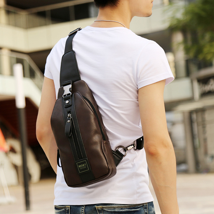 Jual Original Tas Selempang Kulit Pria New Men's Slingbag Slempang