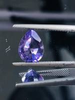 พลอยอเมทิสต์ (Amethyst )ทรงหยดน้ำ น้ำหนัก 2.62 ct. ขนาด 1 x8x6x mm  พลอยสวยราคาถูก