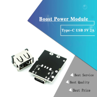 Type-C USB 5โวลต์2A เพิ่มแปลงขั้นตอนขึ้นโมดูลพลังงานแบตเตอรี่ลิเธียมชาร์จคณะกรรมการป้องกันจอแสดงผล LED USB สำหรับ DIY ชาร์จ