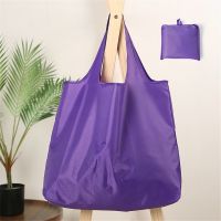 Fashion Foldable Eco-Friendly Shopping Bag Tote Reusable Pouch Pocket Handbags Lightweight Large Capacity for Travel Grocery Bag