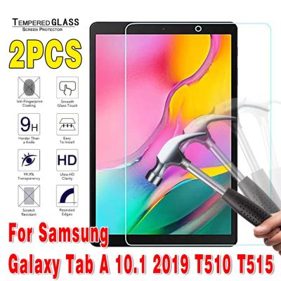 2Pcs Tempered Glass for Samsung Galaxy Tab A 10.1 2019 SM-T510 T515 Tablet Screen Protector SM-T515 Bubble Free Protective Film