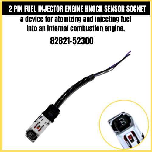 8282152300 2 Pin Fuel Injector Engine Knock Sensor Socket Vios Camry