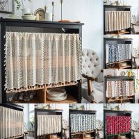 【YD】 1pc Hollow Tassel Half Curtain Door Cabinet Dustproof Blackout Curtains