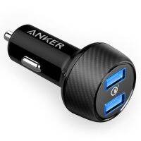 2xQC3ความเร็วของ Anker PowerDrive A2228H11 0ที่ชาร์จสำหรับรถชาร์จแบบเร็ว